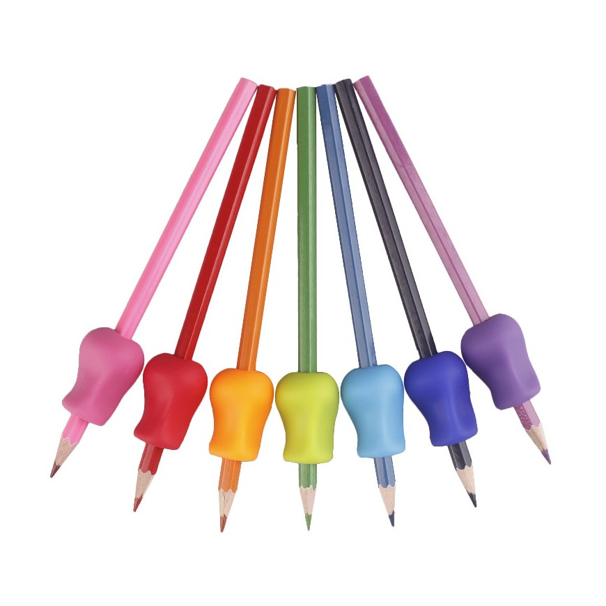 Adaptador Lapiz y Corrector de Postura Pera Set 5 Unidades
