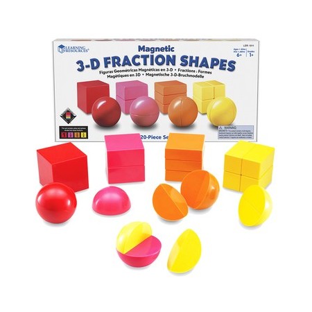 FRACCIONES 3D MAGNETICA CUBO ESFERA