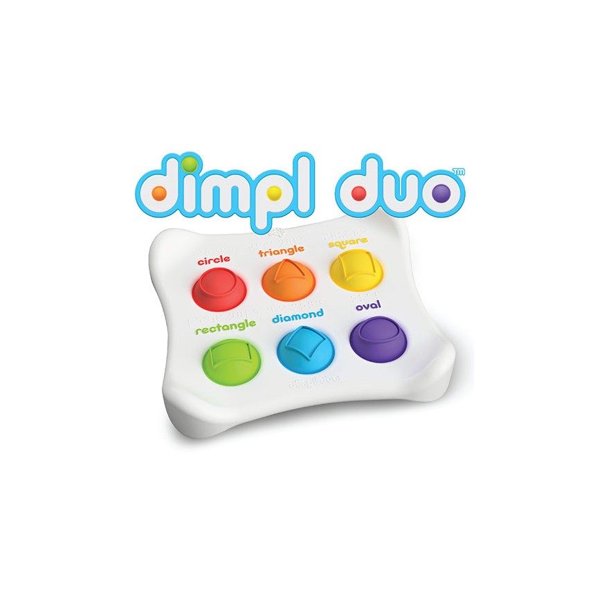 JUGUETE SENSORIAL PARA APRETAR EN INGLES Y BRAILLE