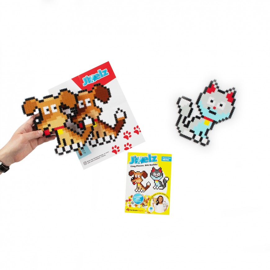 PUZZLE PIXELES 700 PIEZAS, MASCOTAS