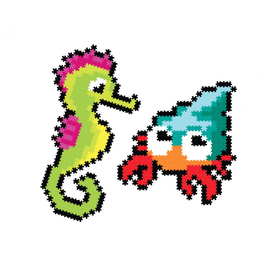 PUZZLE PIXELES 700 PIEZAS, MUNDO DEL MAR