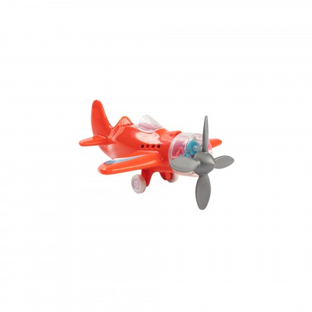 AVION A HELICE ROJO PARA OBSERVAR Y JUGAR