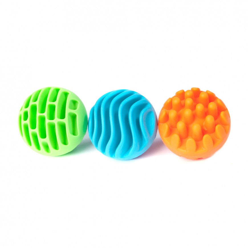 SET DE 3 PELOTAS SENSORIALES