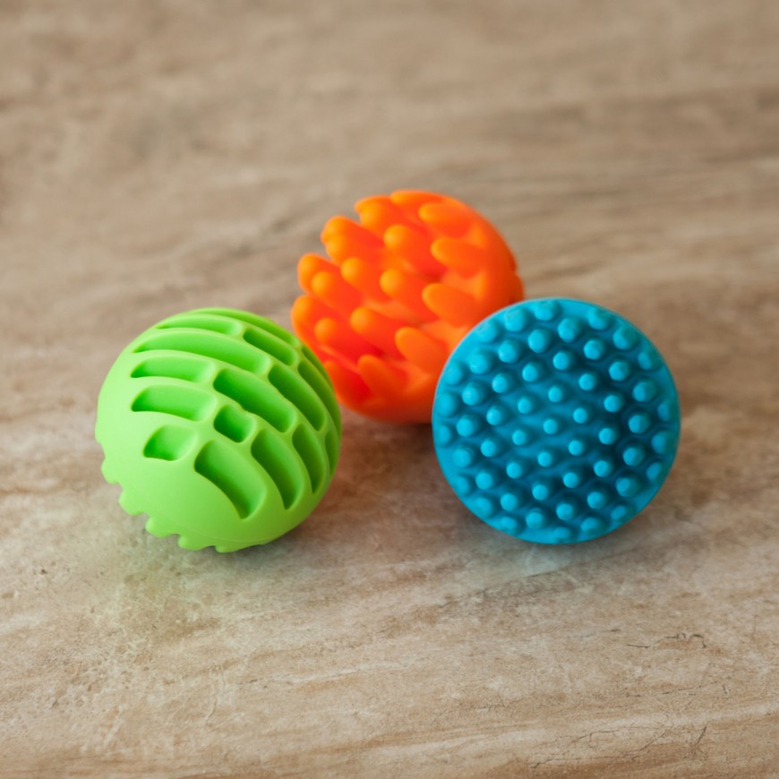 SET DE 3 PELOTAS SENSORIALES