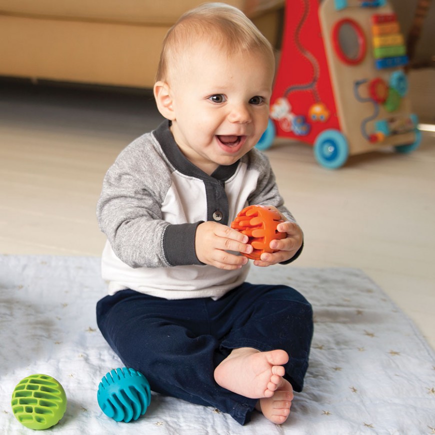 SET DE 3 PELOTAS SENSORIALES