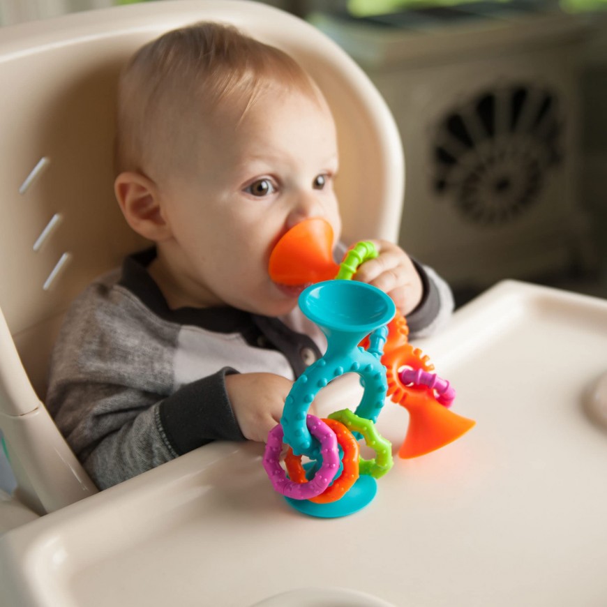 MORDEDORES Y SONAJEROS SENSORIALES BEBE