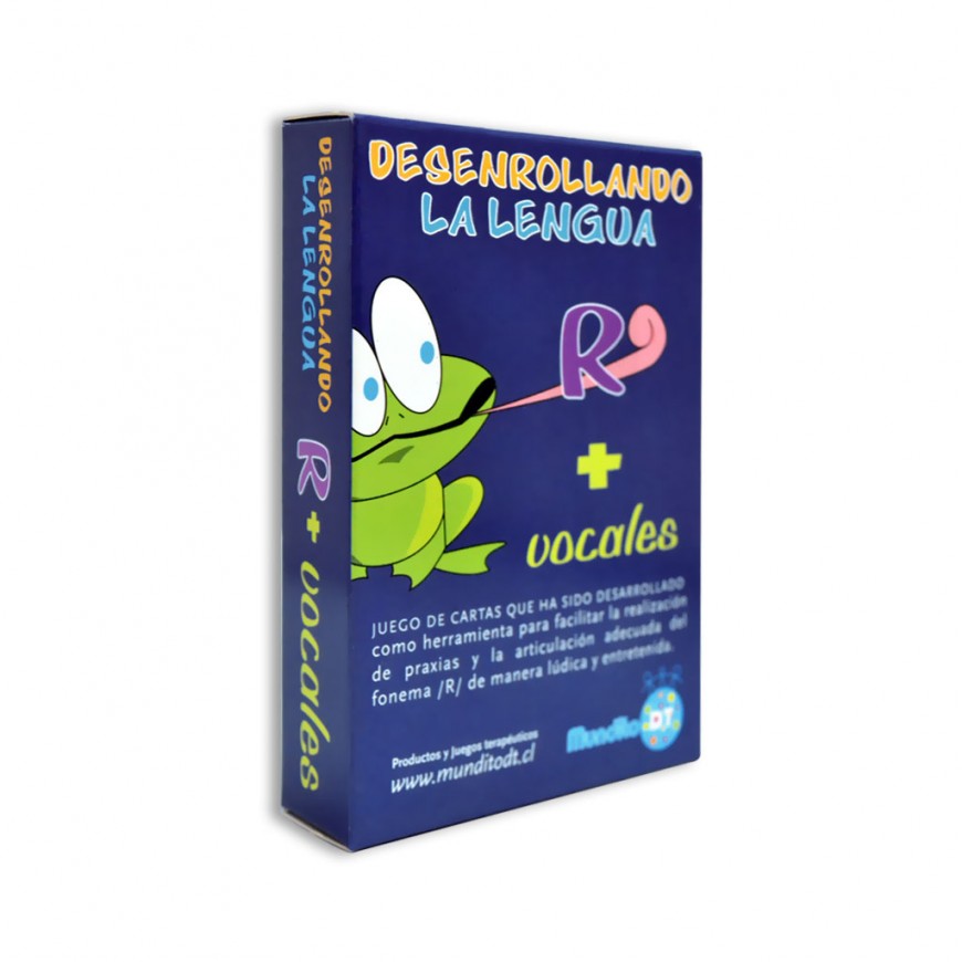 Juego de Cartas "Desenrollando la lengua R y vocal"