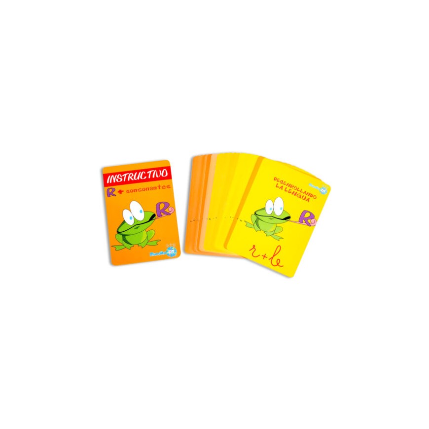 Juego de cartas "Desenrollando la lengua R  + consonantes"