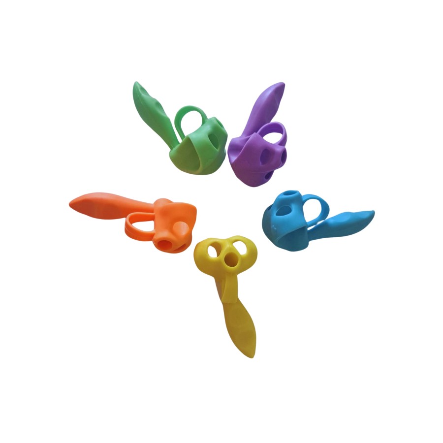 Adaptador de lápiz ergonómico "Colita de Zorro", Set 5 unidades