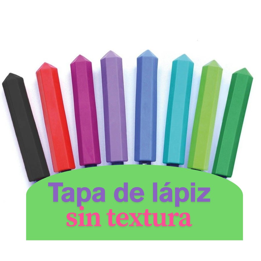 Mordedor Sensorial Tapa de lápiz Diseño Obelisco sin textura