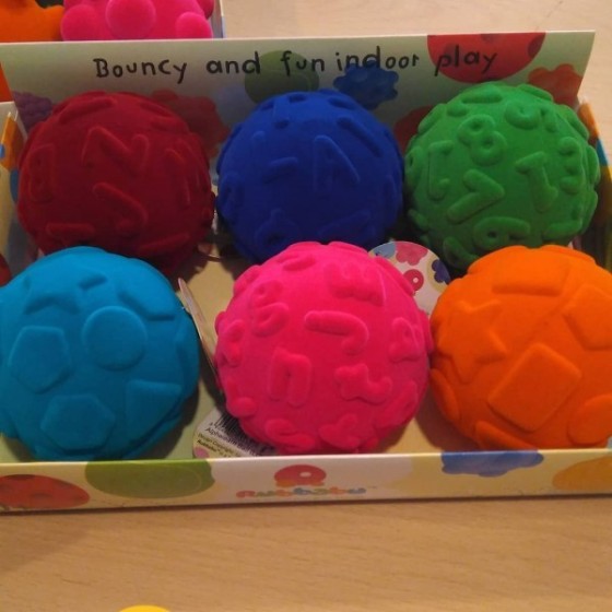 Set de 6 Pelota Sensorial Estimulación Táctil 10 cm diámetro, multicolor