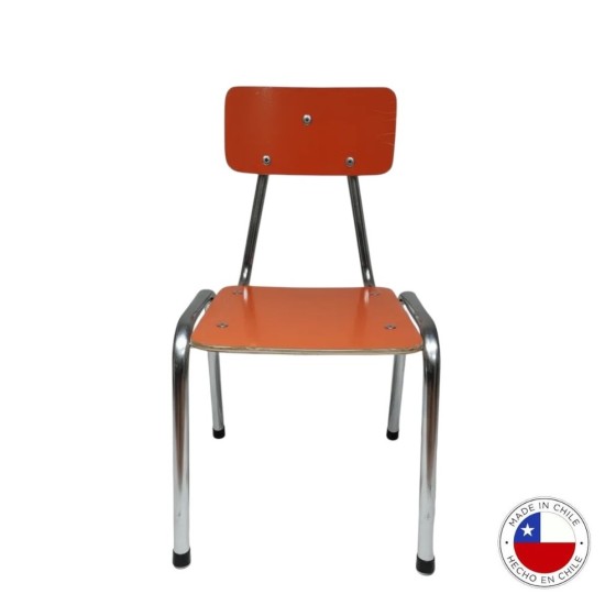 Silla Escolar Apilable Reforzada | Fabricación en Chile para Colegios