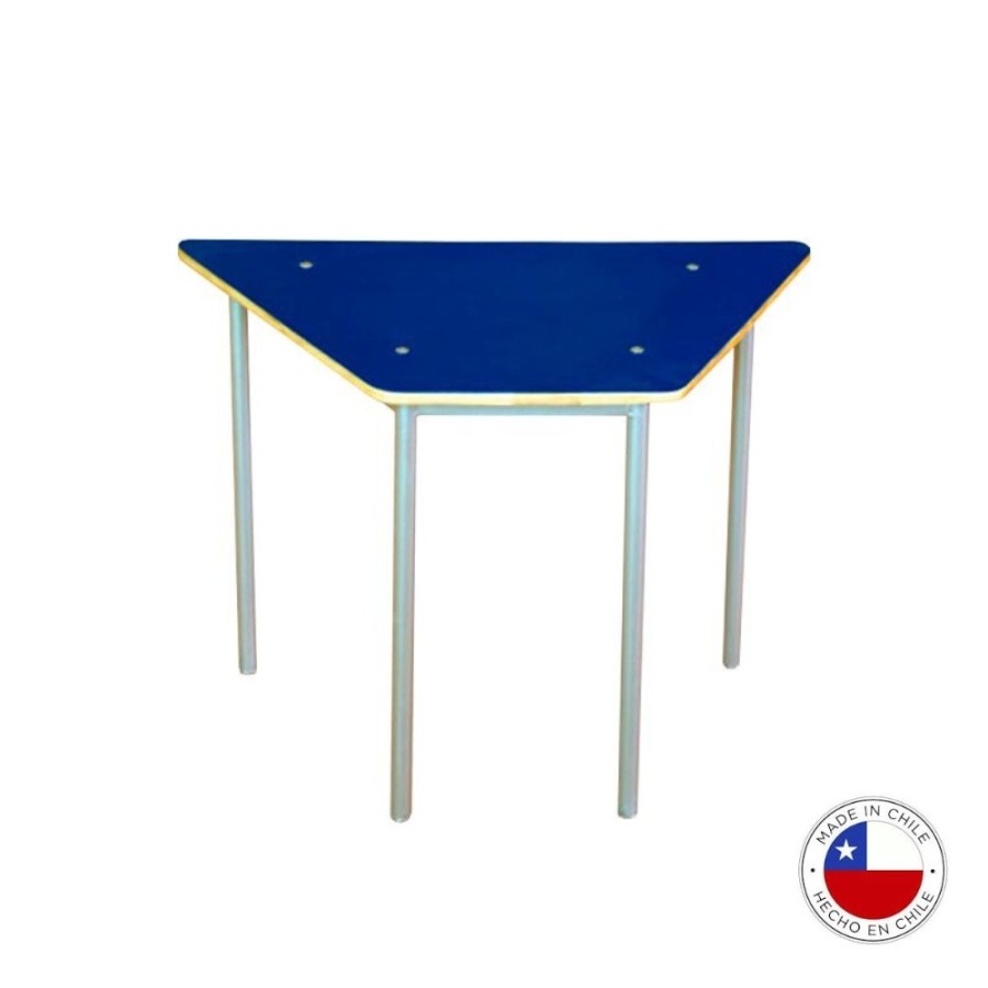 Mesa Trapezoidal Kínder | Mobiliario Escolar Resistente | Kindertop