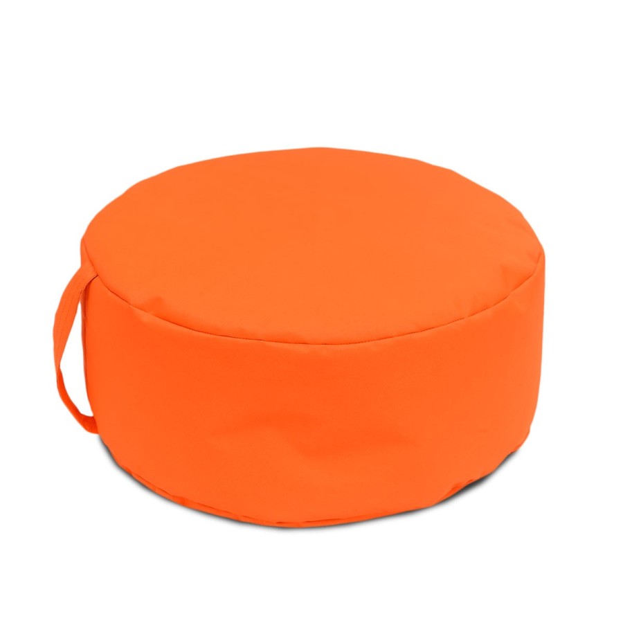 🧡 Set de 6 Cojines Redondos Puff  Multiuso Kindertop (Uso diario)