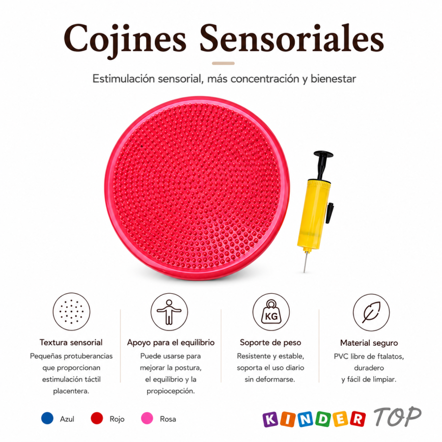 Cojín Sensorial para Hiperactividad 33 cm | Kindertop Chile