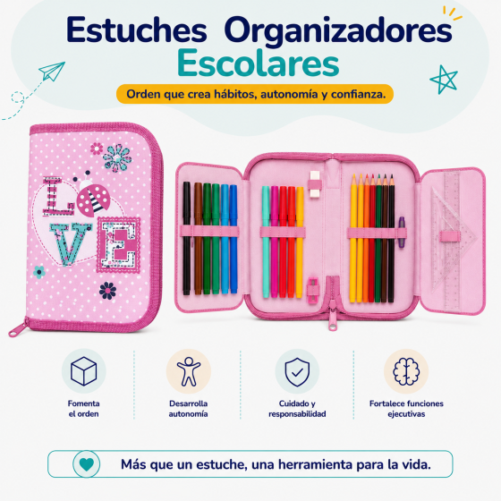 Estuche para Desarrollar el Orden y la Autonomía Diseño LOVE