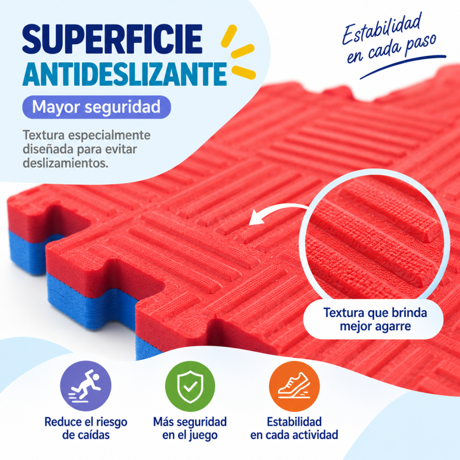 Tatami Goma EVA Extra Grueso 2,5 cm para Niños | Kindertop
