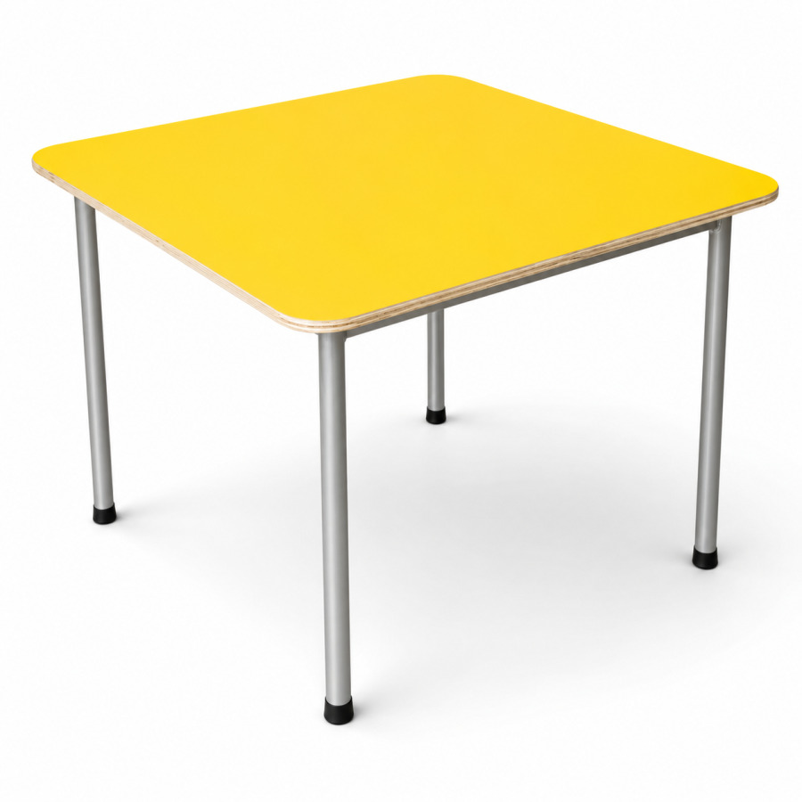 Mesa Kinder Cuadrada de Colores 70x70 cm | Kindertop
