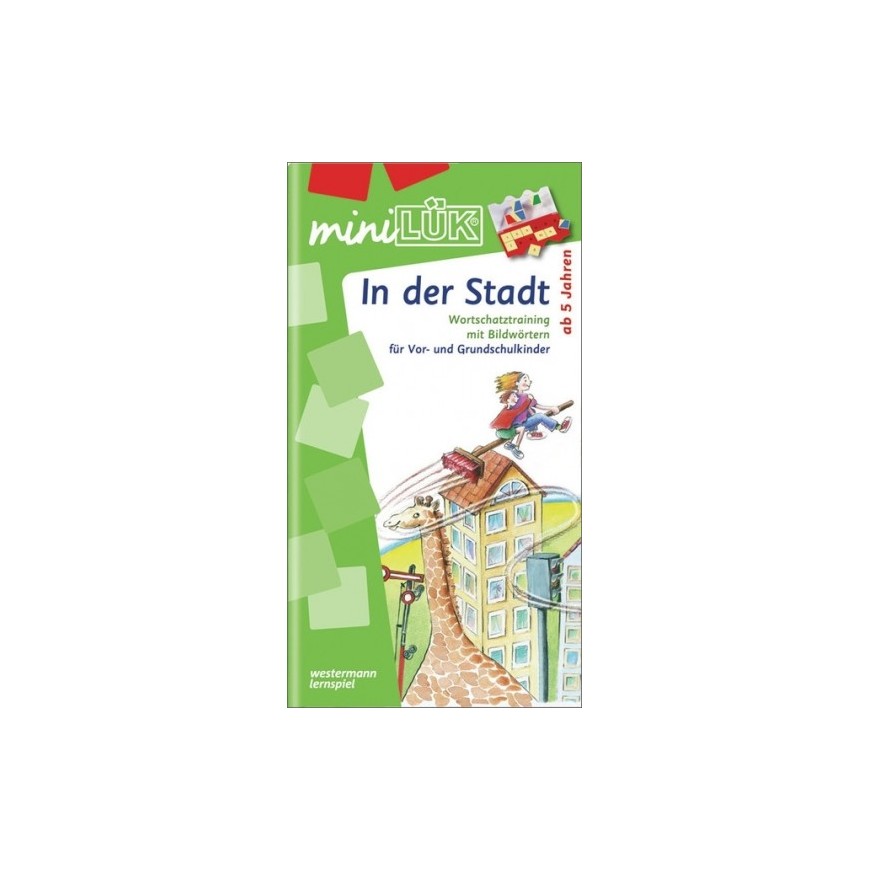 Libro para juego de concentración mini ARCO 12 piezas aleman: In der Stadt