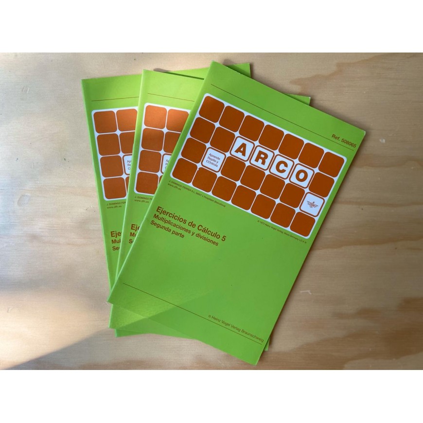 Libro para juego de concentración ARCO 24 piezas: Ejercicios de Calculo 1