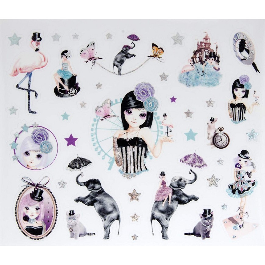 Libro de stickers Fantasy Model