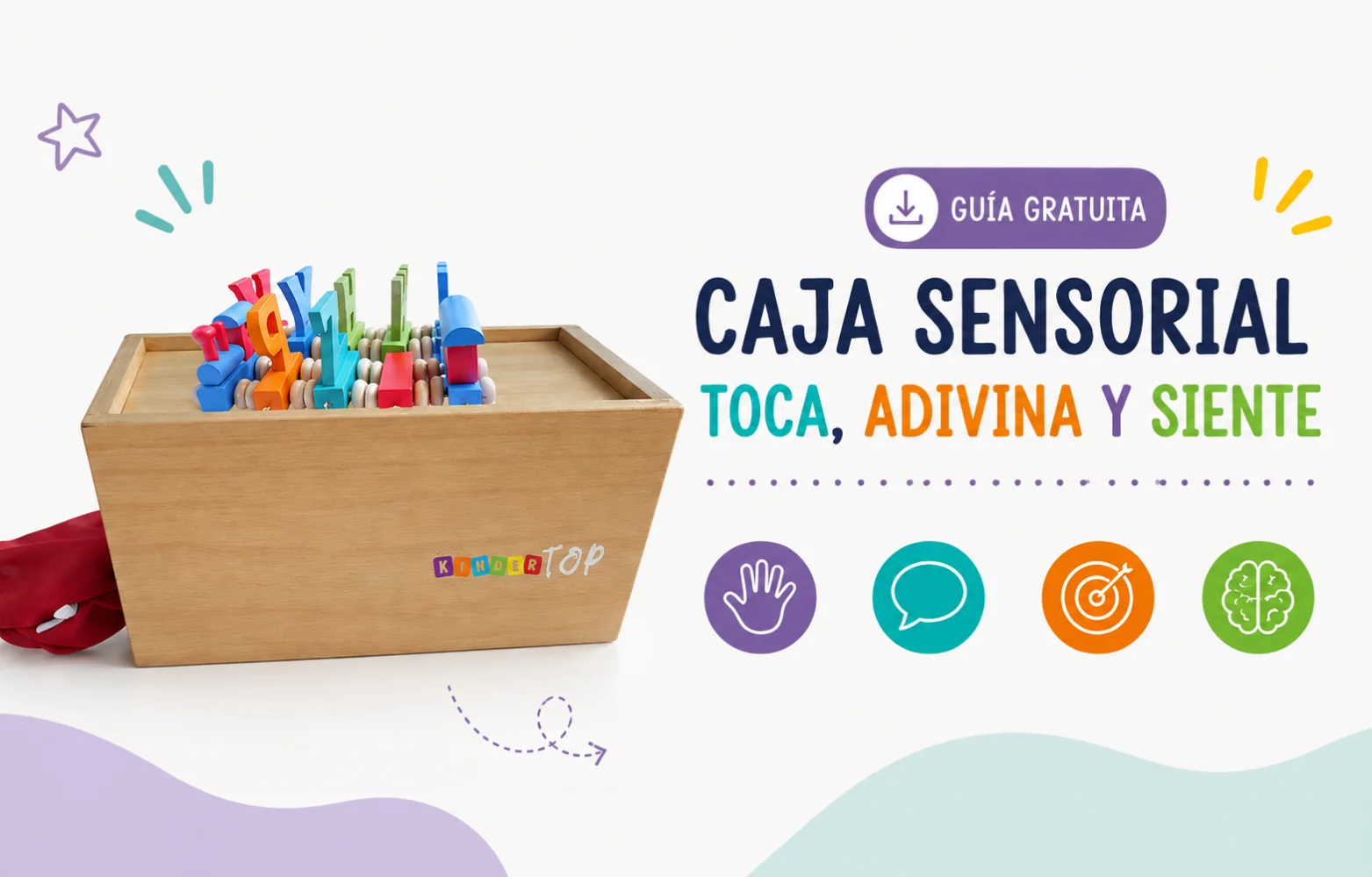 Caja Sensorial, toca, adivina y siente